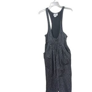 A.‎ Byer Women's Jumpsuit Sleeveless Pockets Black Gray Geometric Pattern